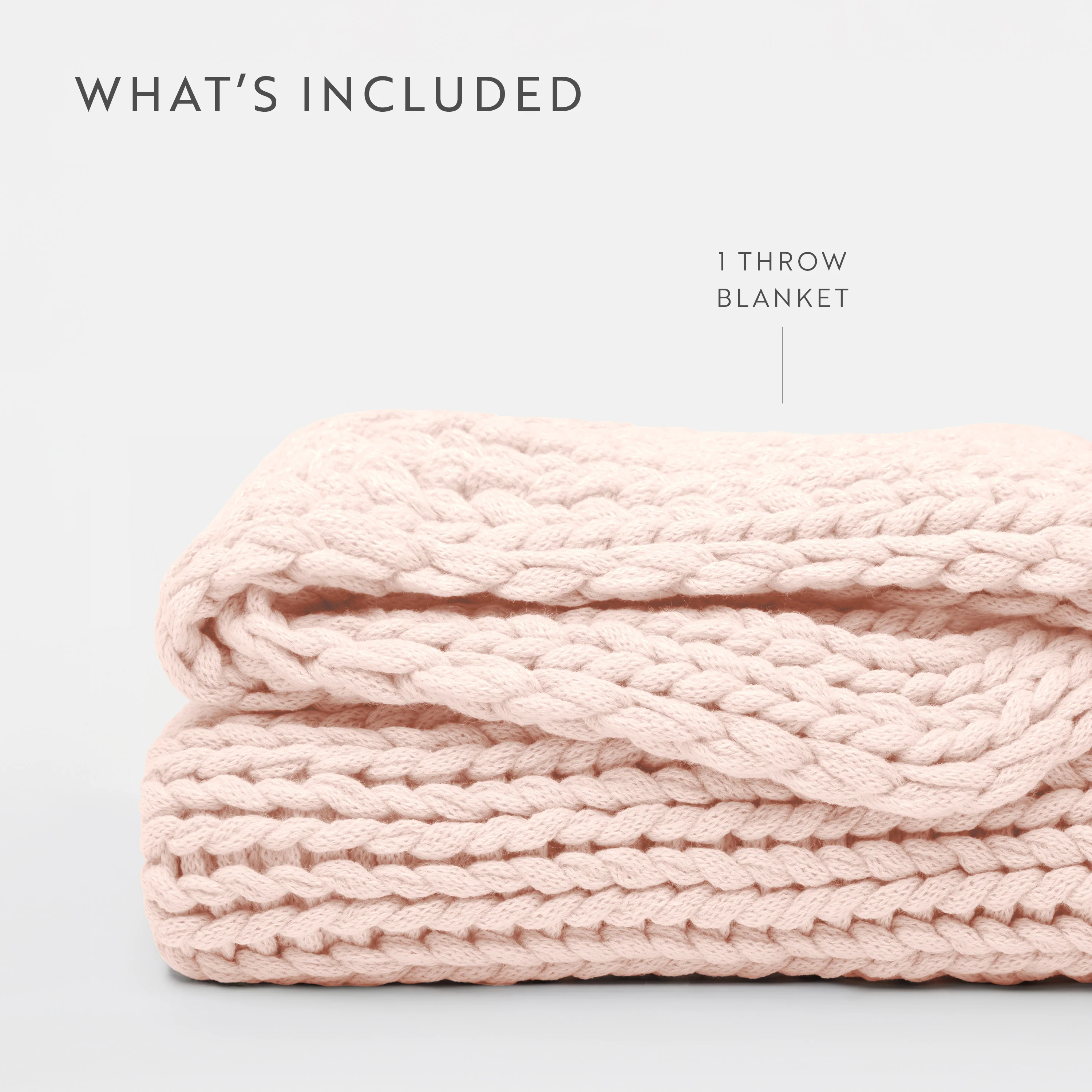 Chunky Knit Throw Blanket - Image 42