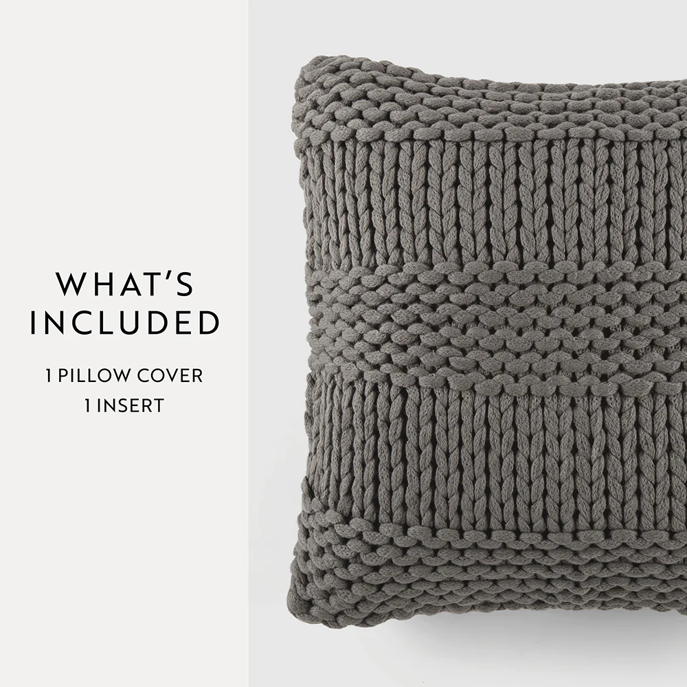Chunky Knit Stitch Throw Pillow - Image 33