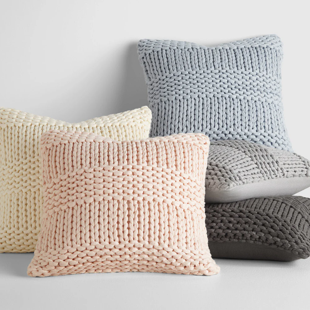 Chunky Knit Stitch Throw Pillow - Image 39