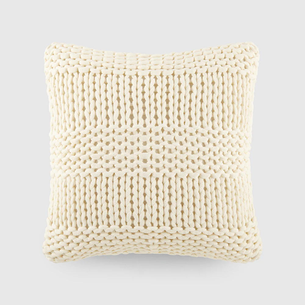 Chunky Knit Stitch Throw Pillow - Image 5