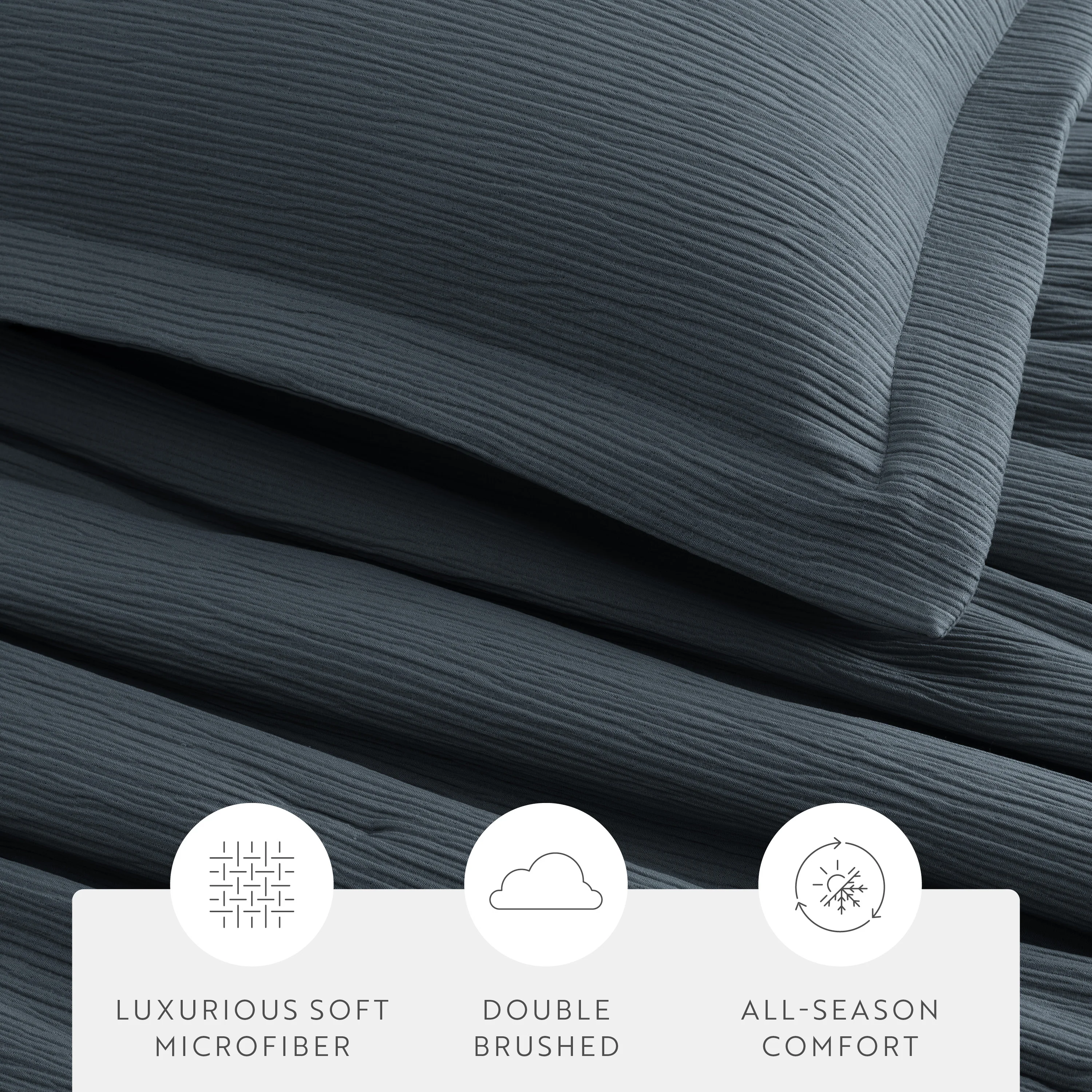 Cloud Weave Textured Down-Alternative Comforter Set - Image 50