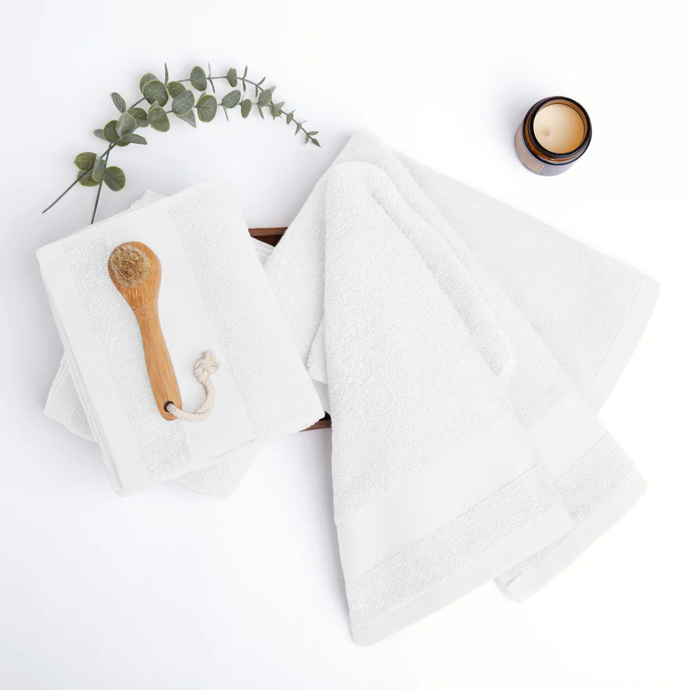 Ultra Soft 100% Cotton 4-Piece Hand Towel Set - Image 12