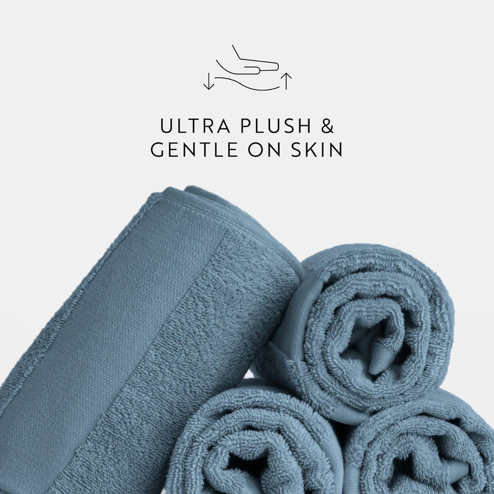Ultra Soft 100% Cotton 4-Piece Hand Towel Set - Image 25