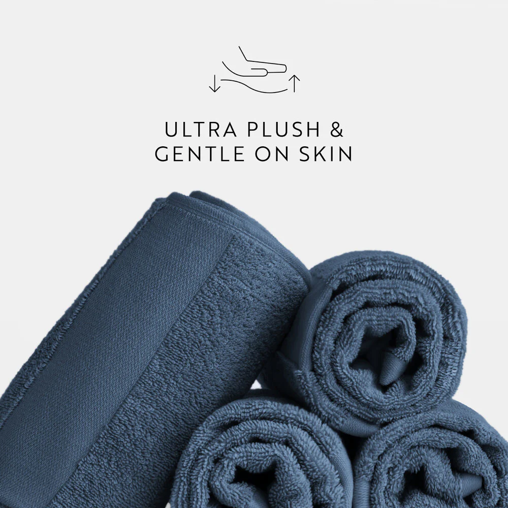 Ultra Soft 100% Cotton 4-Piece Hand Towel Set - Image 26