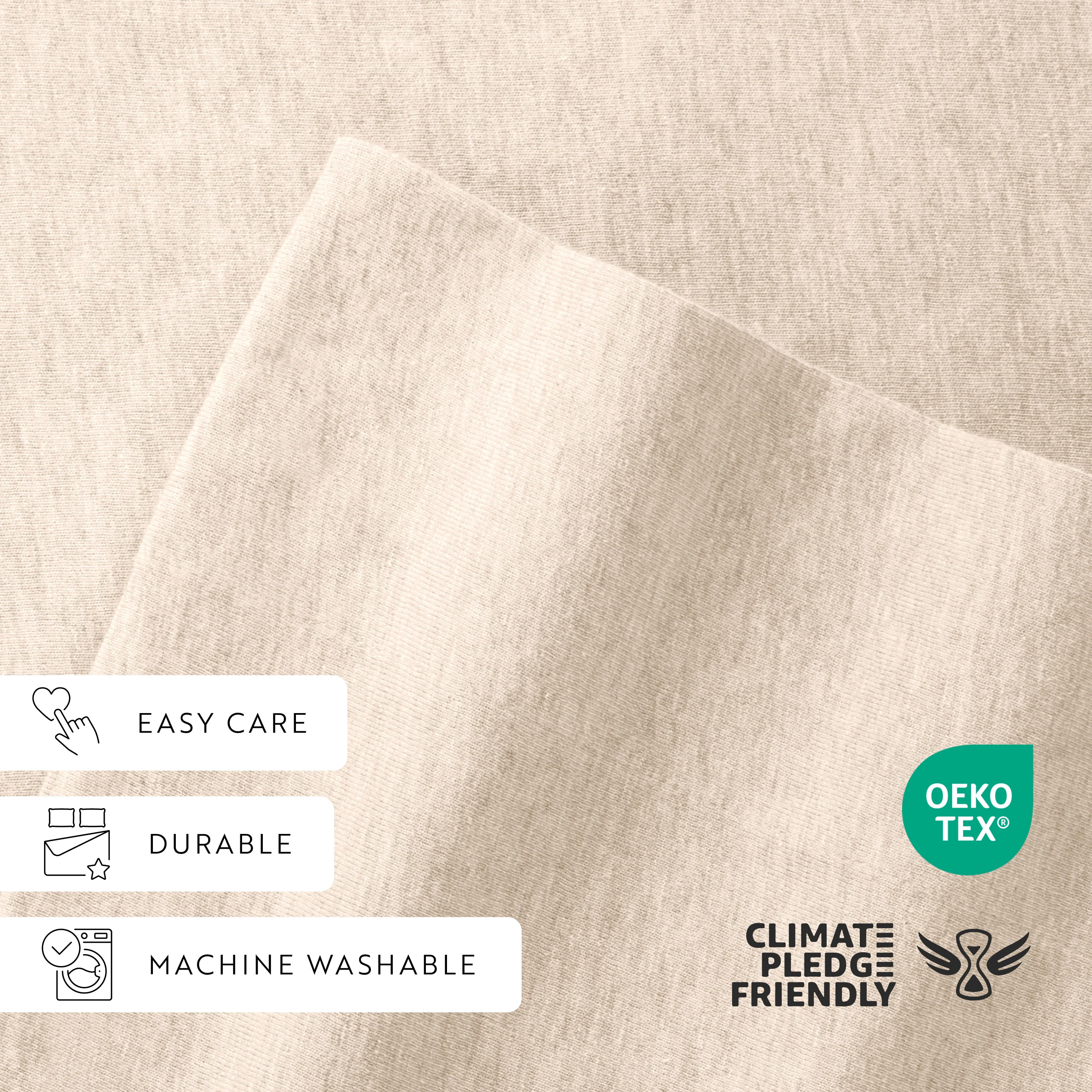 4-Piece 100% Cotton Jersey Knit Sheet Set - Image 16