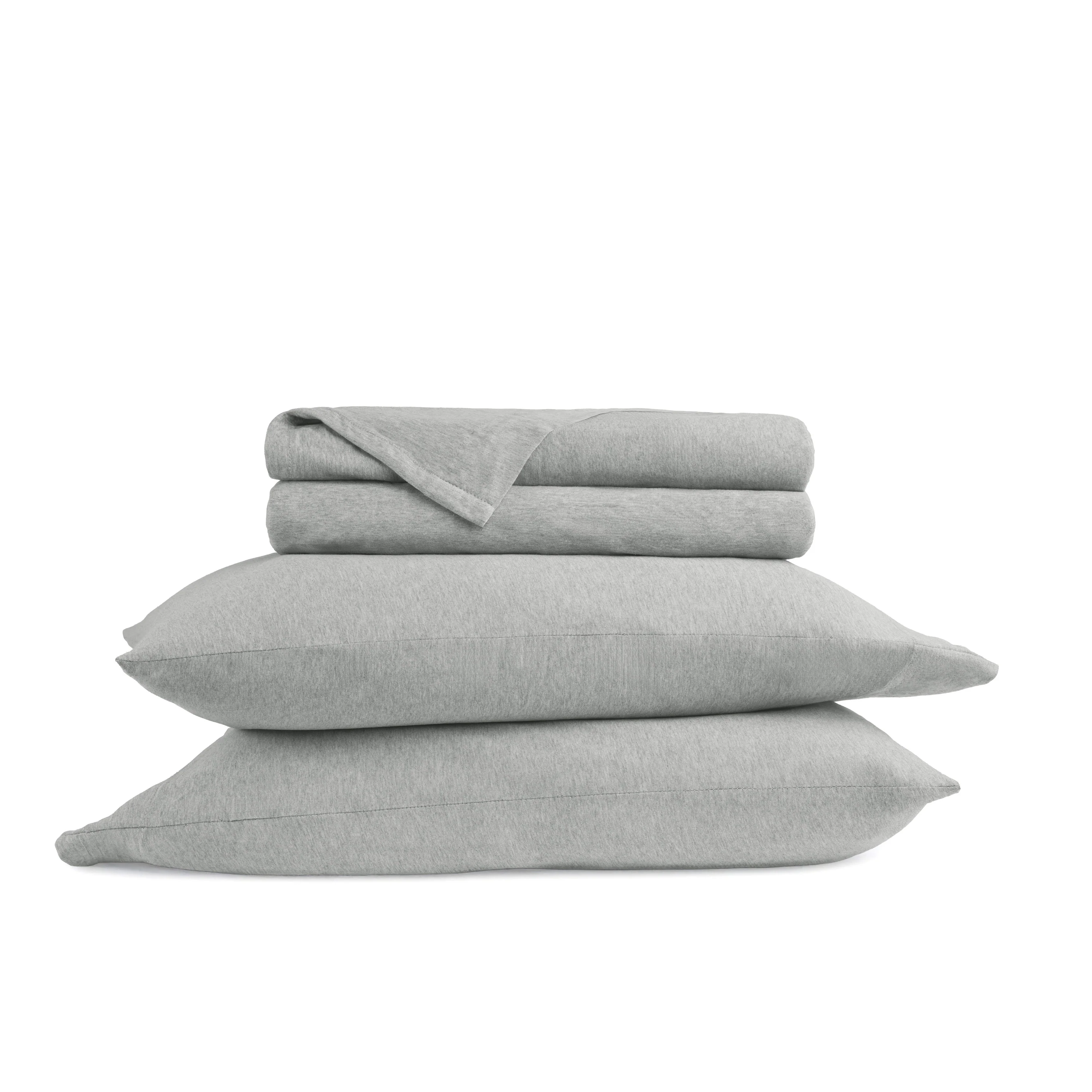 4-Piece 100% Cotton Jersey Knit Sheet Set - Image 3