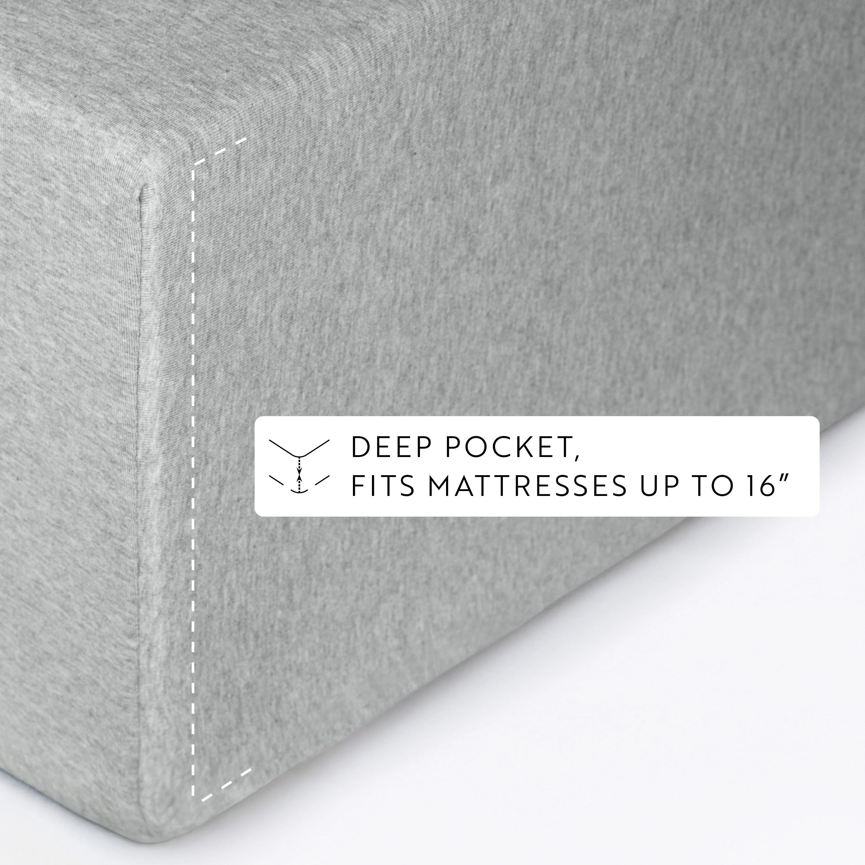 4-Piece 100% Cotton Jersey Knit Sheet Set - Image 33