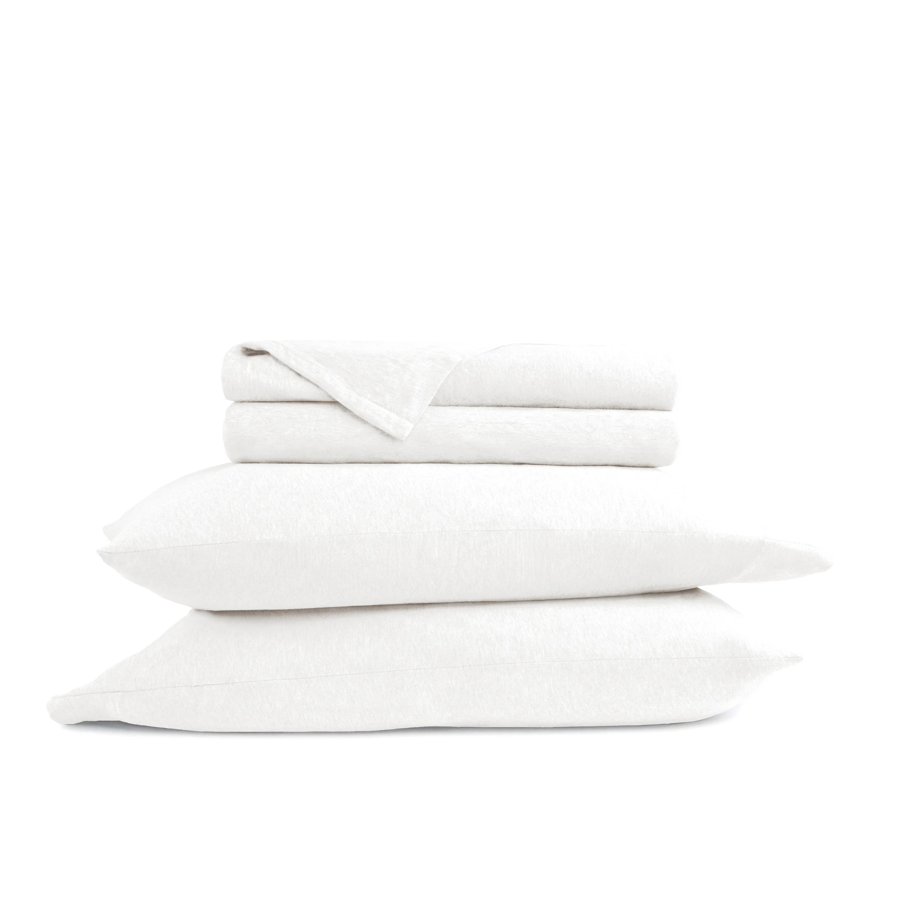 4-Piece 100% Cotton Jersey Knit Sheet Set - Image 4