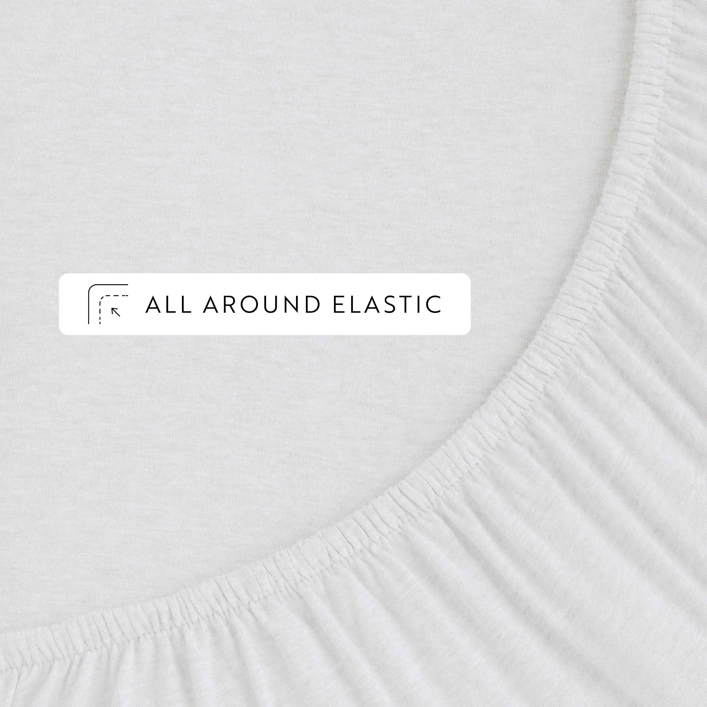 4-Piece 100% Cotton Jersey Knit Sheet Set - Image 47