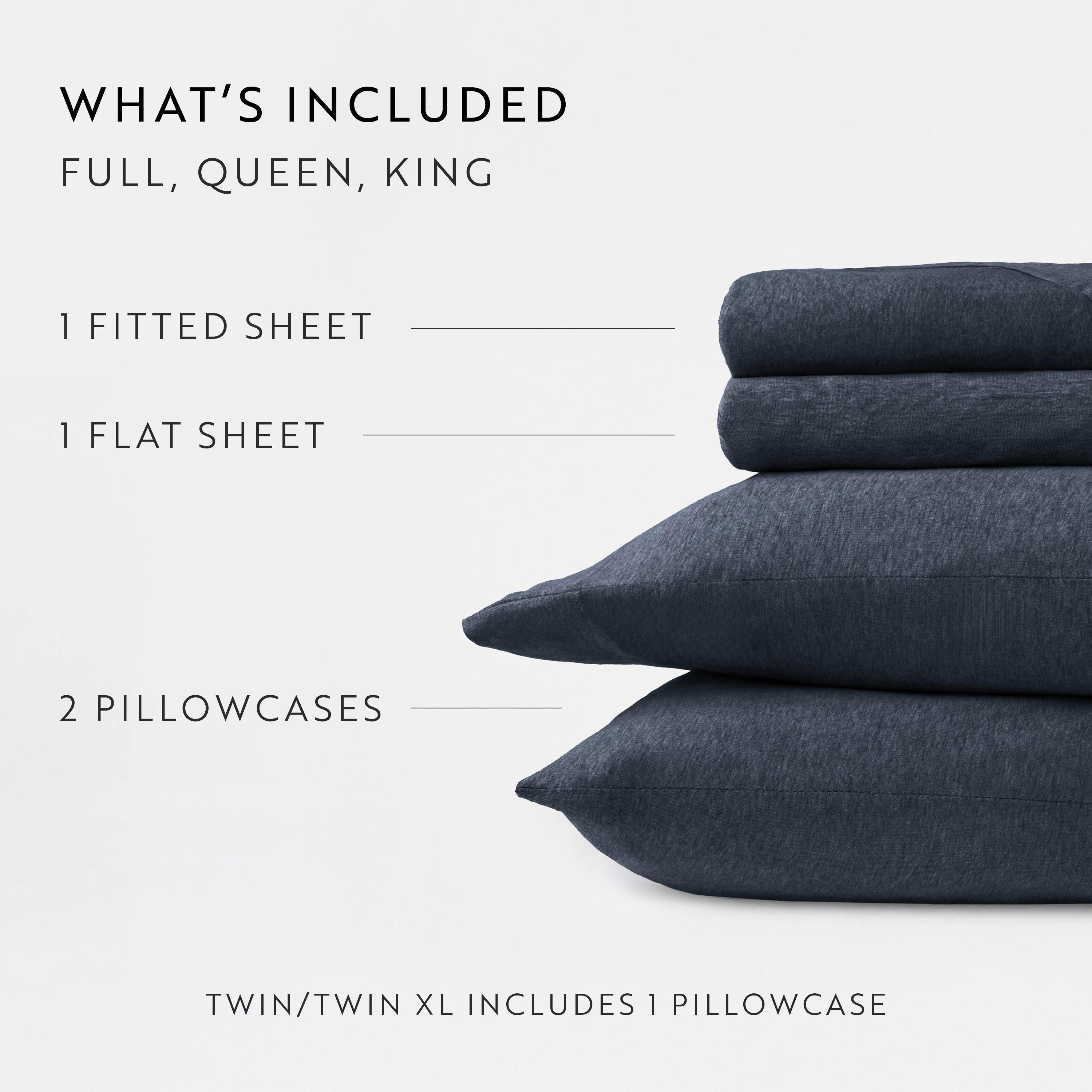 4-Piece 100% Cotton Jersey Knit Sheet Set - Image 49