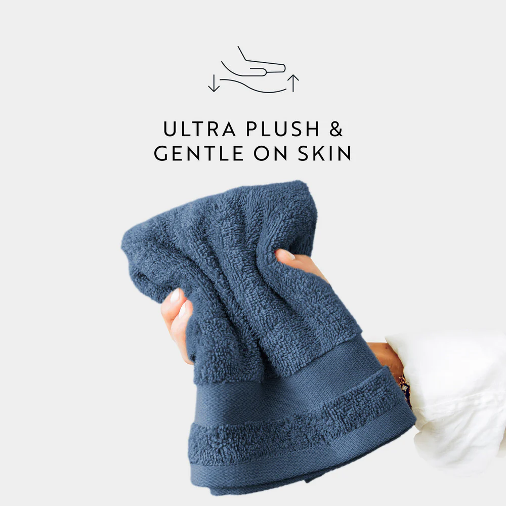 Ultra Soft 100% Cotton 6-Piece Washcloth Set - Image 19