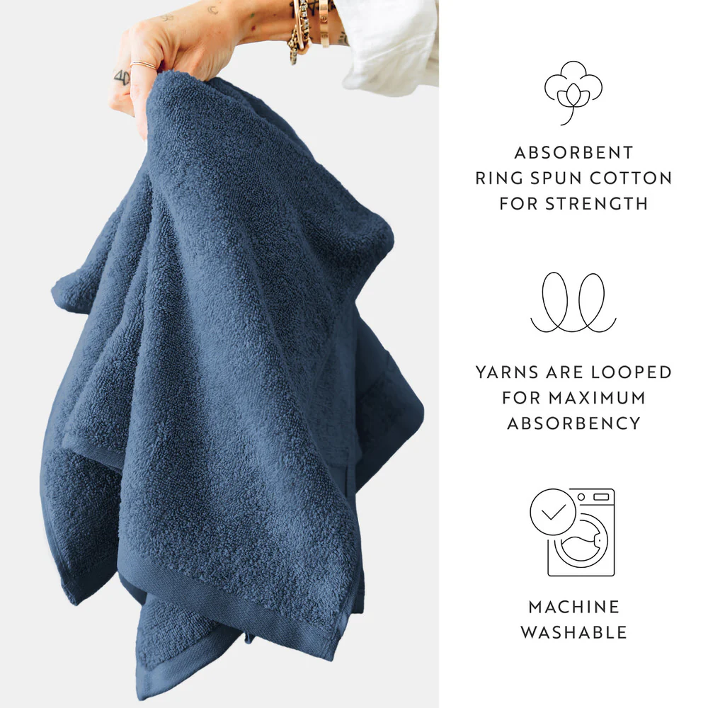Ultra Soft 100% Cotton 6-Piece Washcloth Set - Image 27