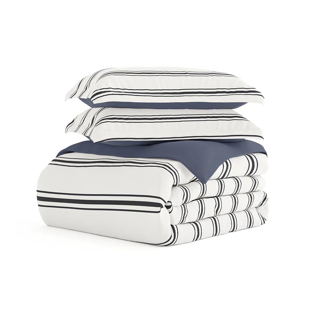 Desert Stripe Pattern 3-Piece Reversible Duvet Cover Set - Image 11