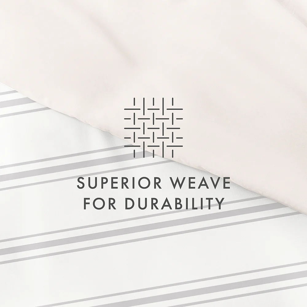 Desert Stripe Pattern 3-Piece Reversible Duvet Cover Set - Image 24