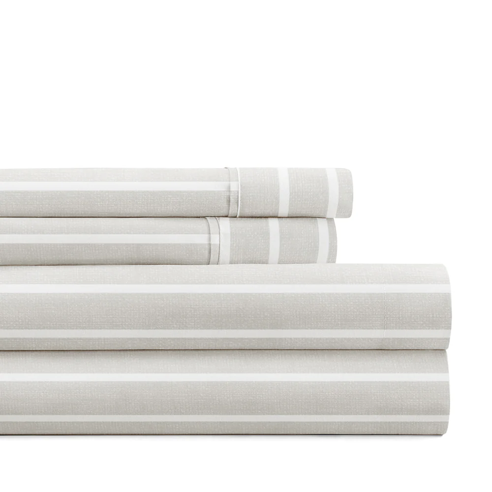 Distressed Awning Stripe 4-Piece Pattern Sheet Set - Image 3
