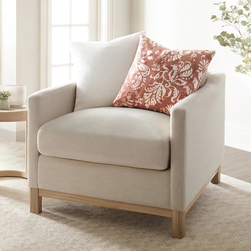 Distressed Floral Patterned Throw Pillow - Image 30