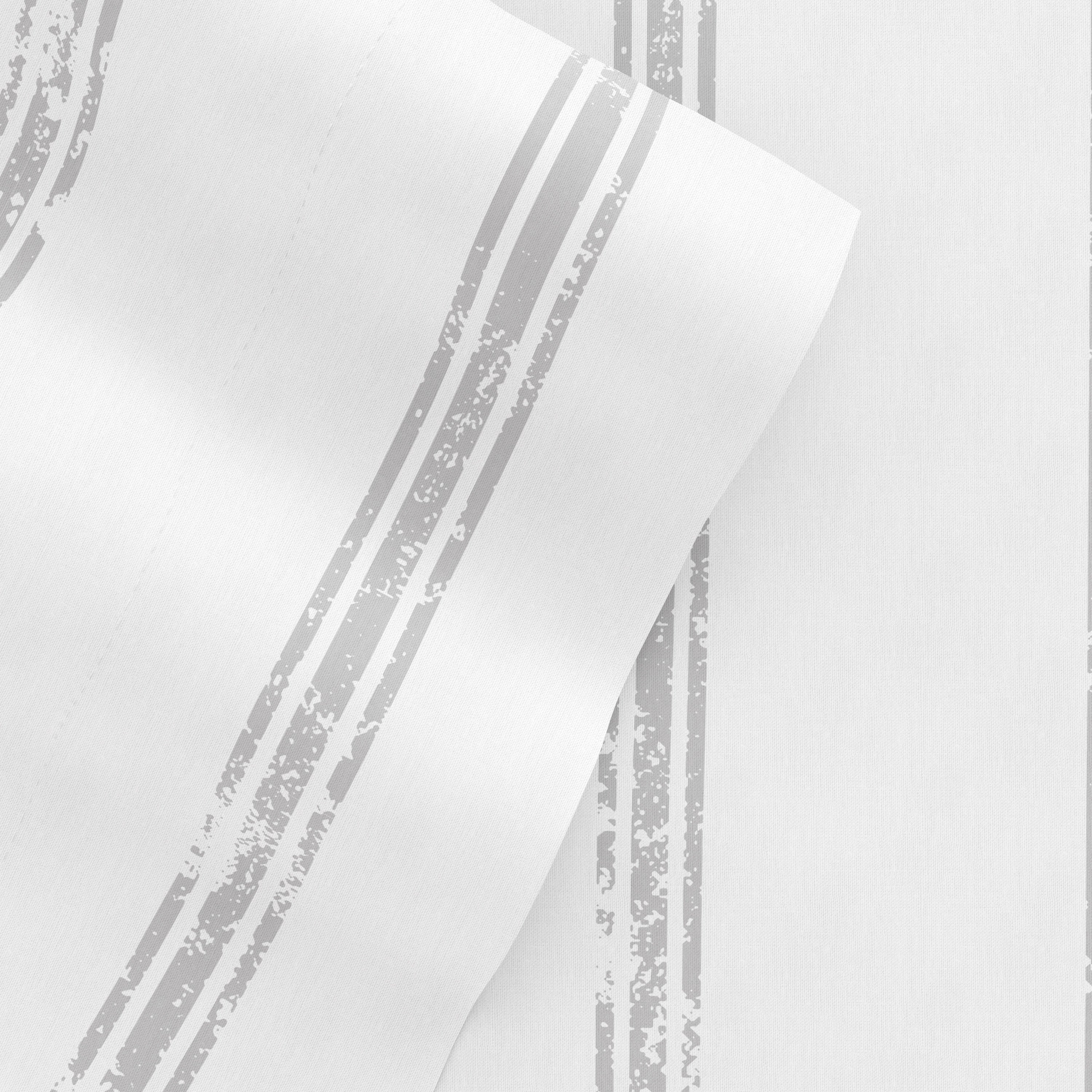 Distressed Line Pattern 4-Piece Sheet Set - Sale - Image 2