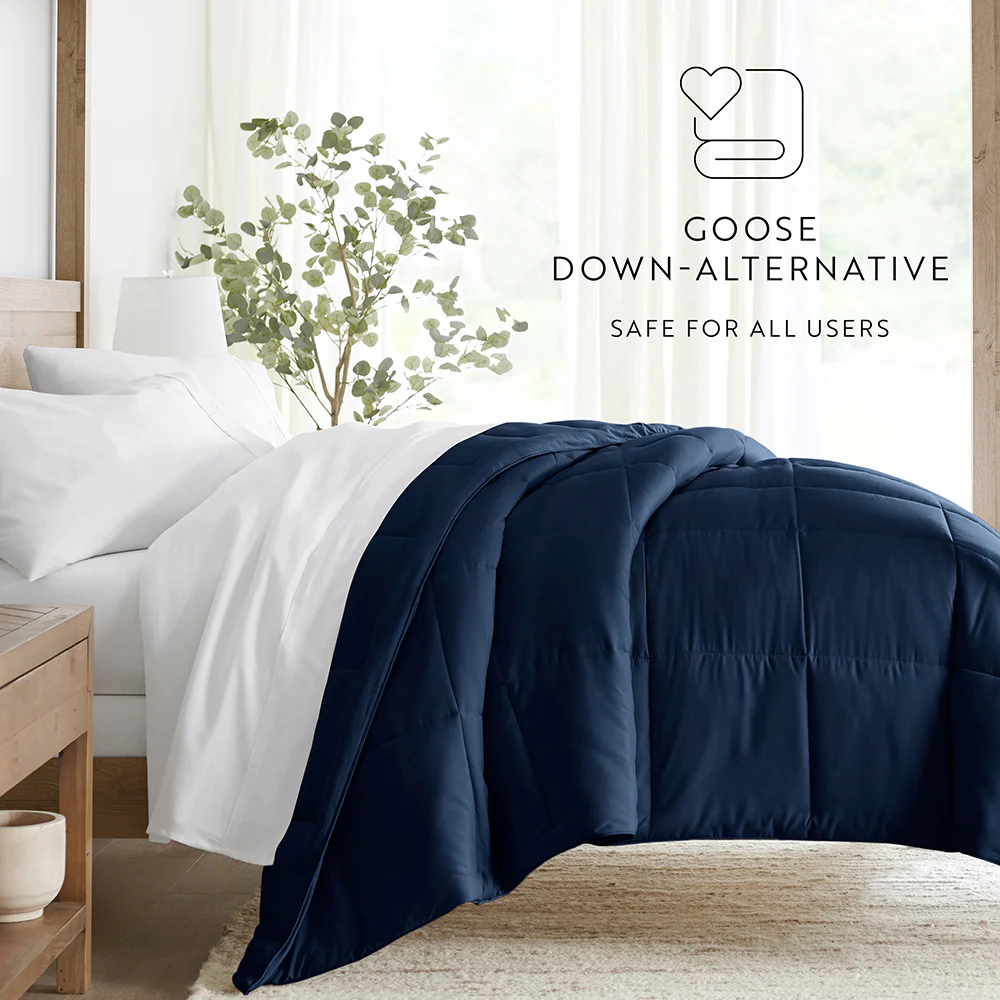 Solid Down-Alternative Comforter - Image 56