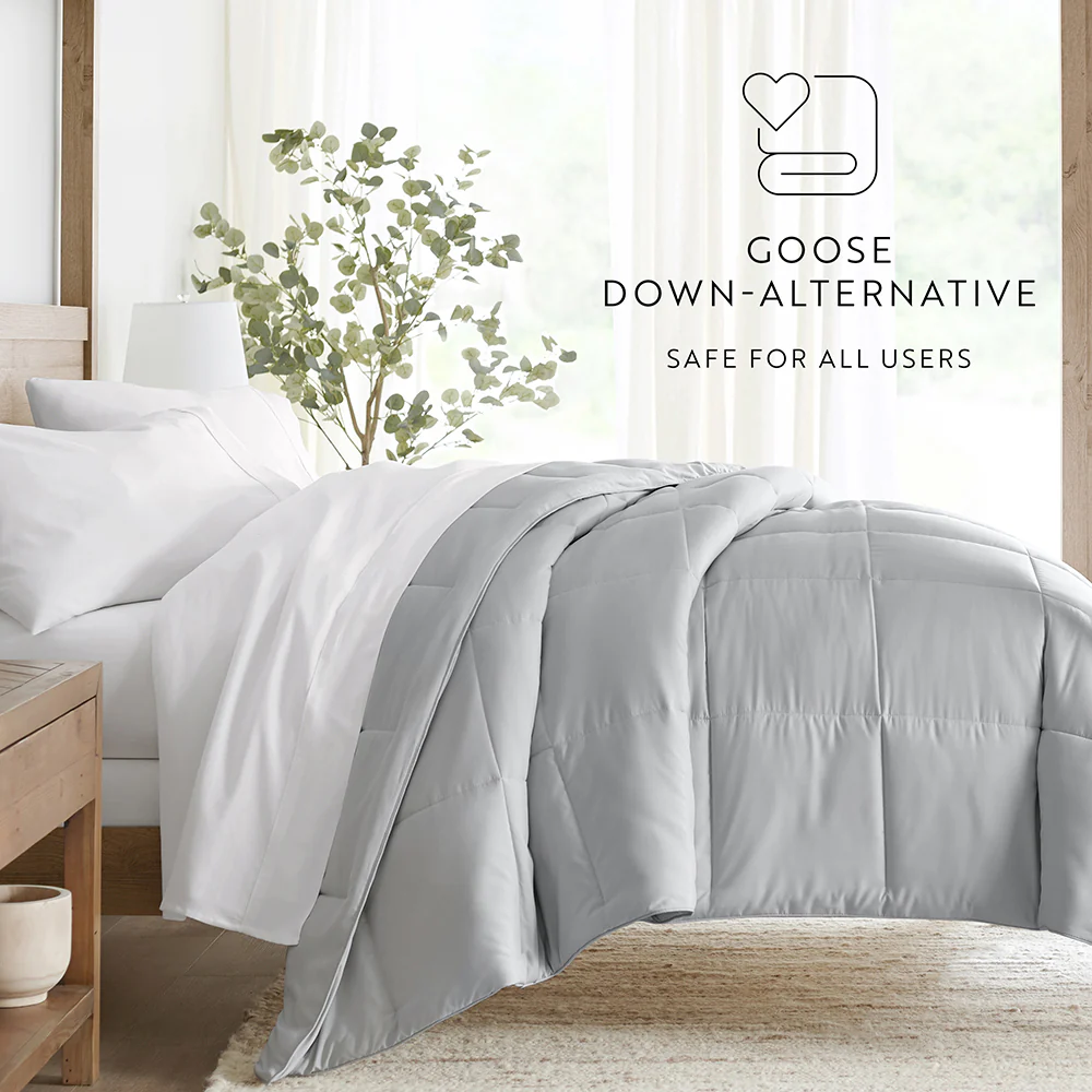 Solid Down-Alternative Comforter - Image 58