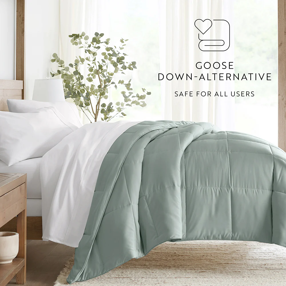 Solid Down-Alternative Comforter - Image 62