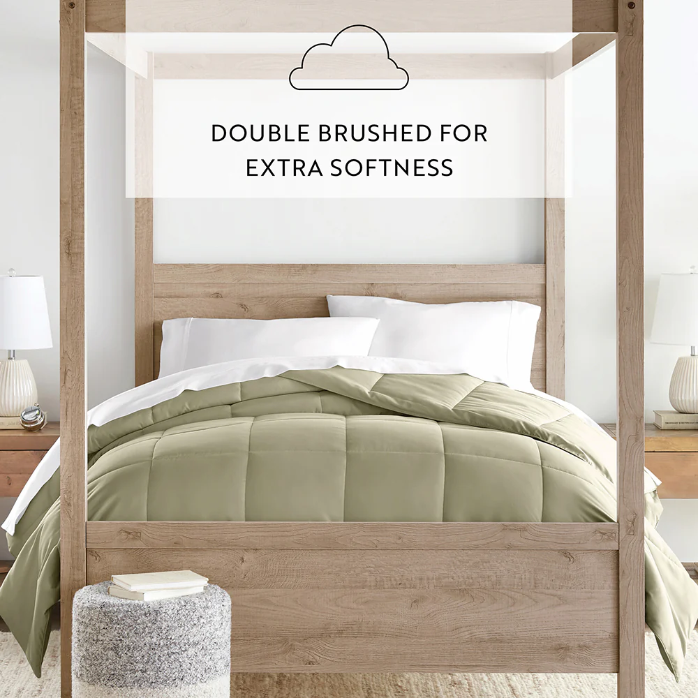 Solid Down-Alternative Comforter - Image 71