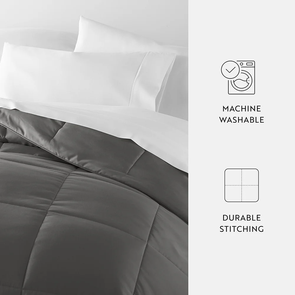 Solid Down-Alternative Comforter - Image 85