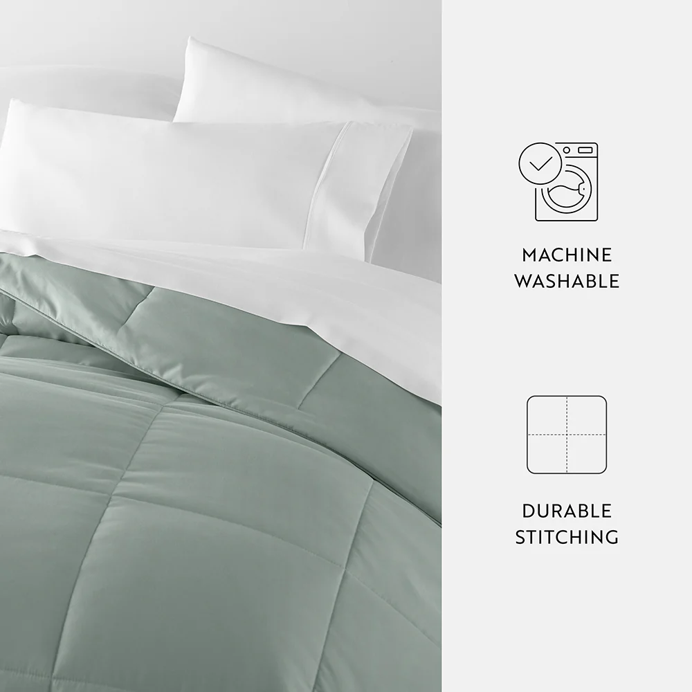 Solid Down-Alternative Comforter - Image 86