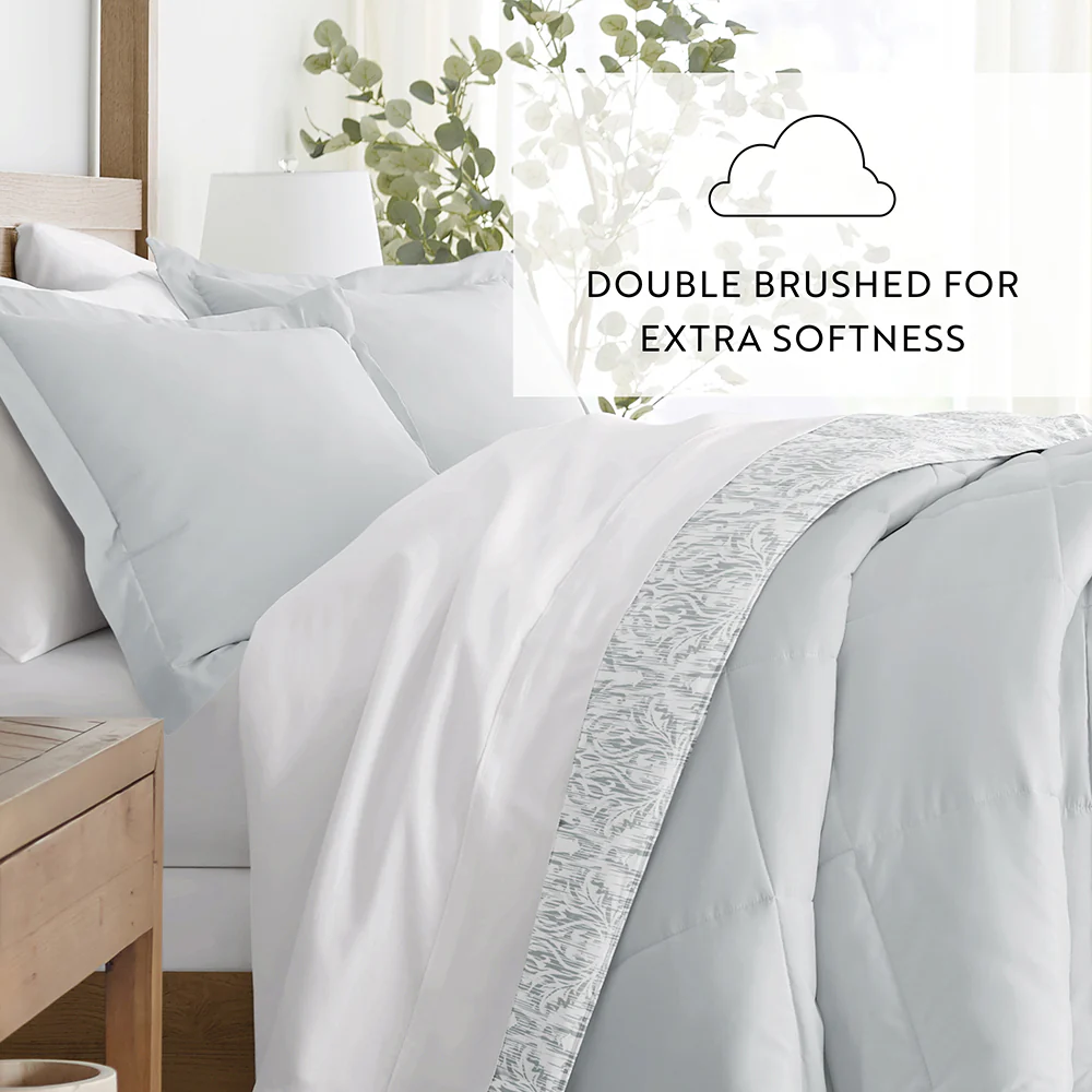 English Countryside Reversible Down-Alternative Comforter Set - Image 11