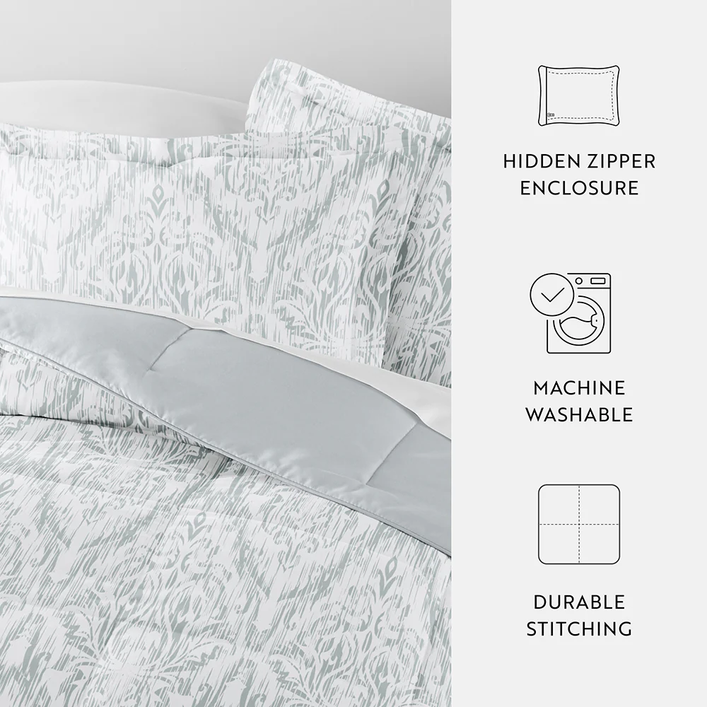 English Countryside Reversible Down-Alternative Comforter Set - Image 13