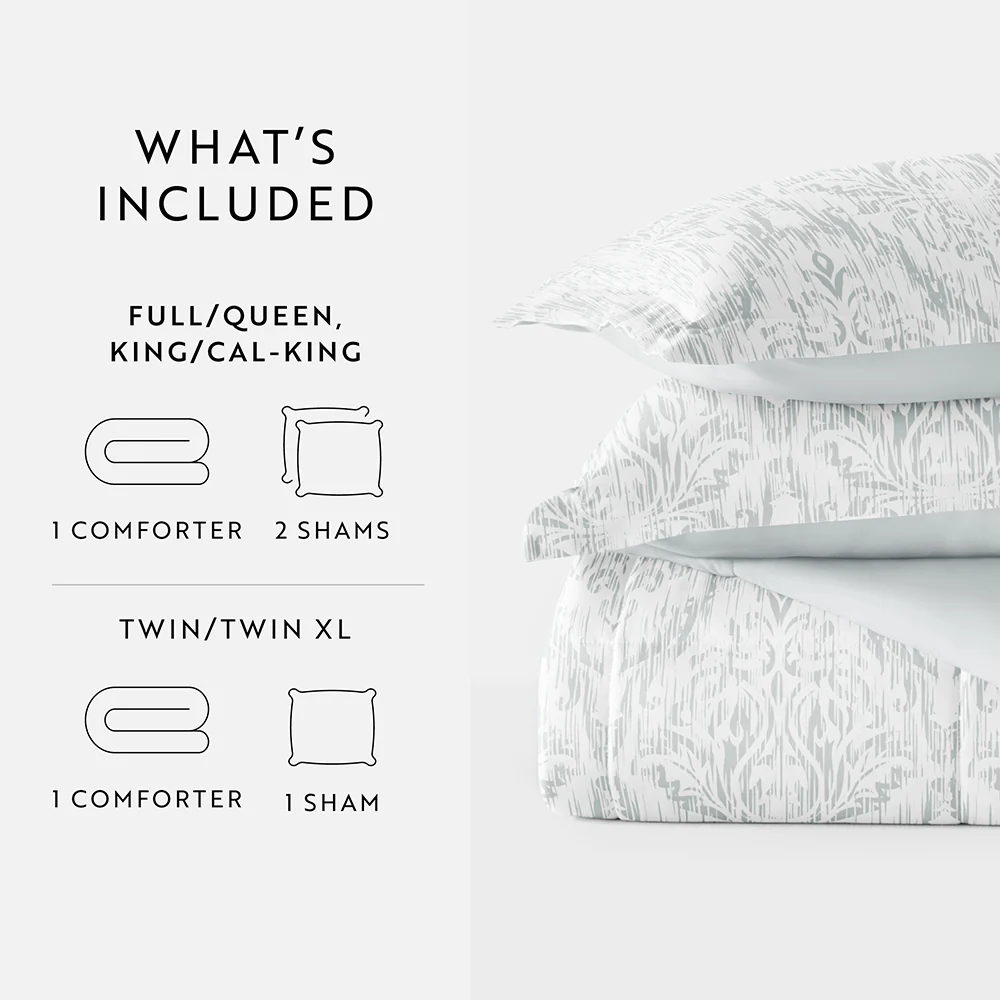 English Countryside Reversible Down-Alternative Comforter Set - Image 14