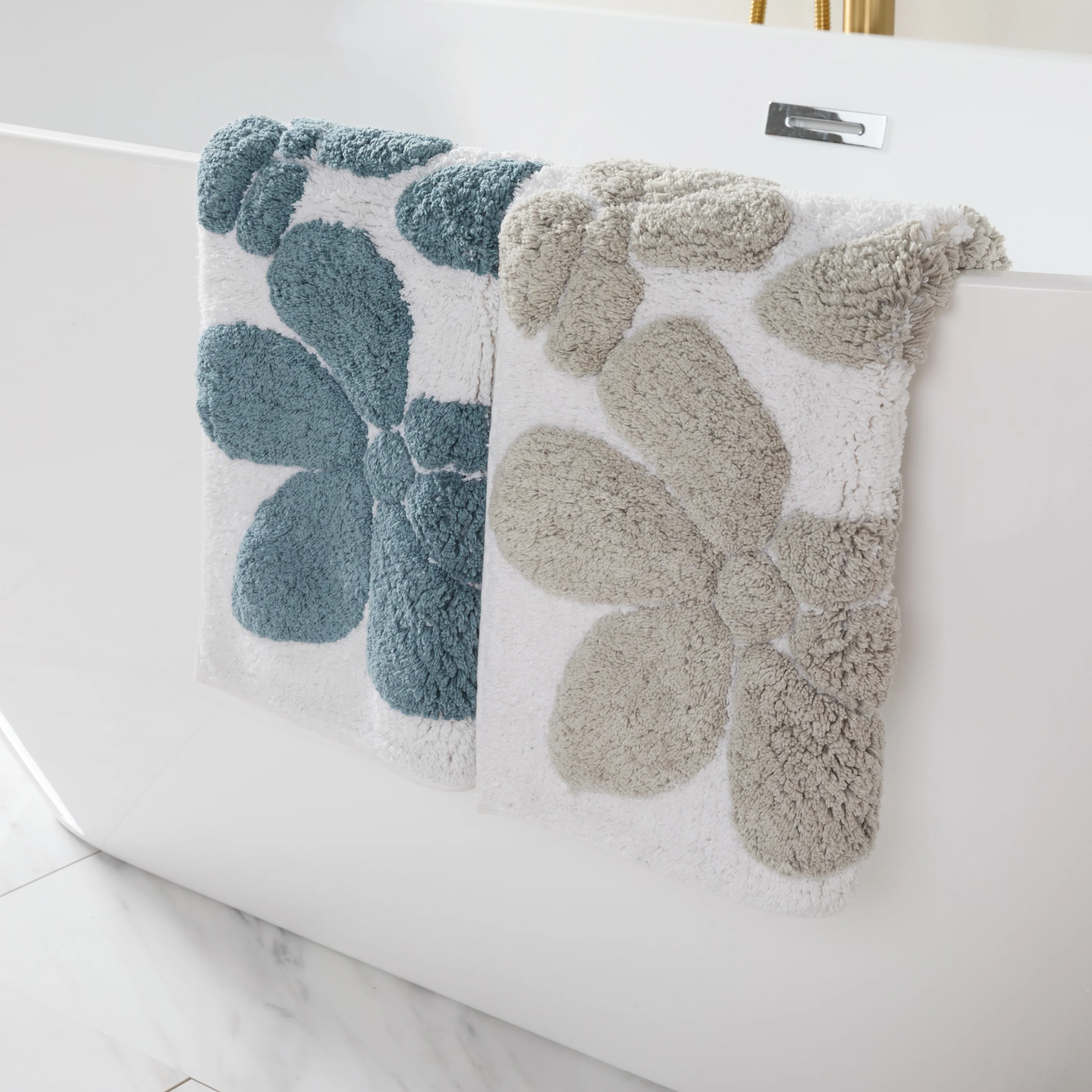 100% Cotton Floral Patterned Bath Mat - Image 18