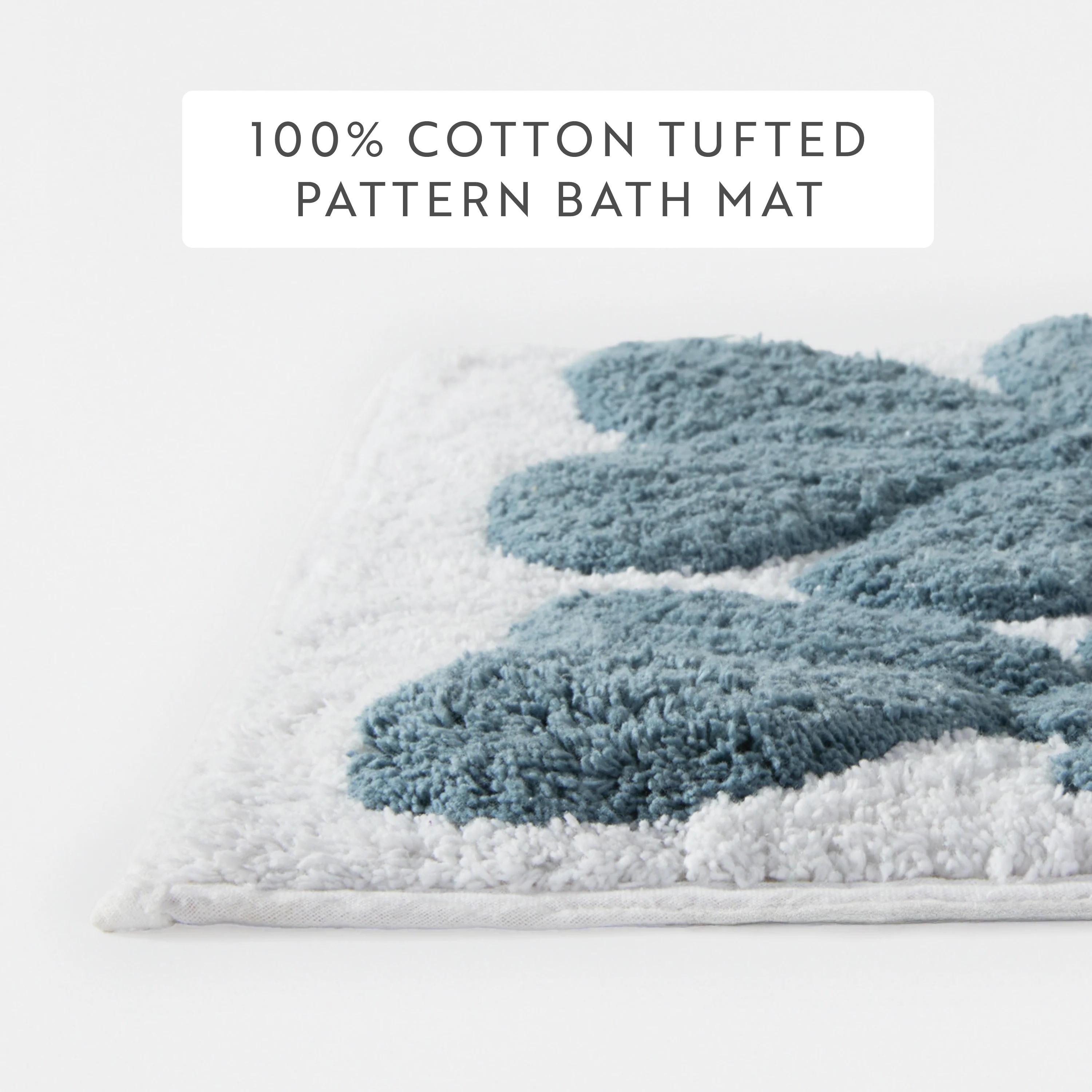 100% Cotton Floral Patterned Bath Mat - Image 24