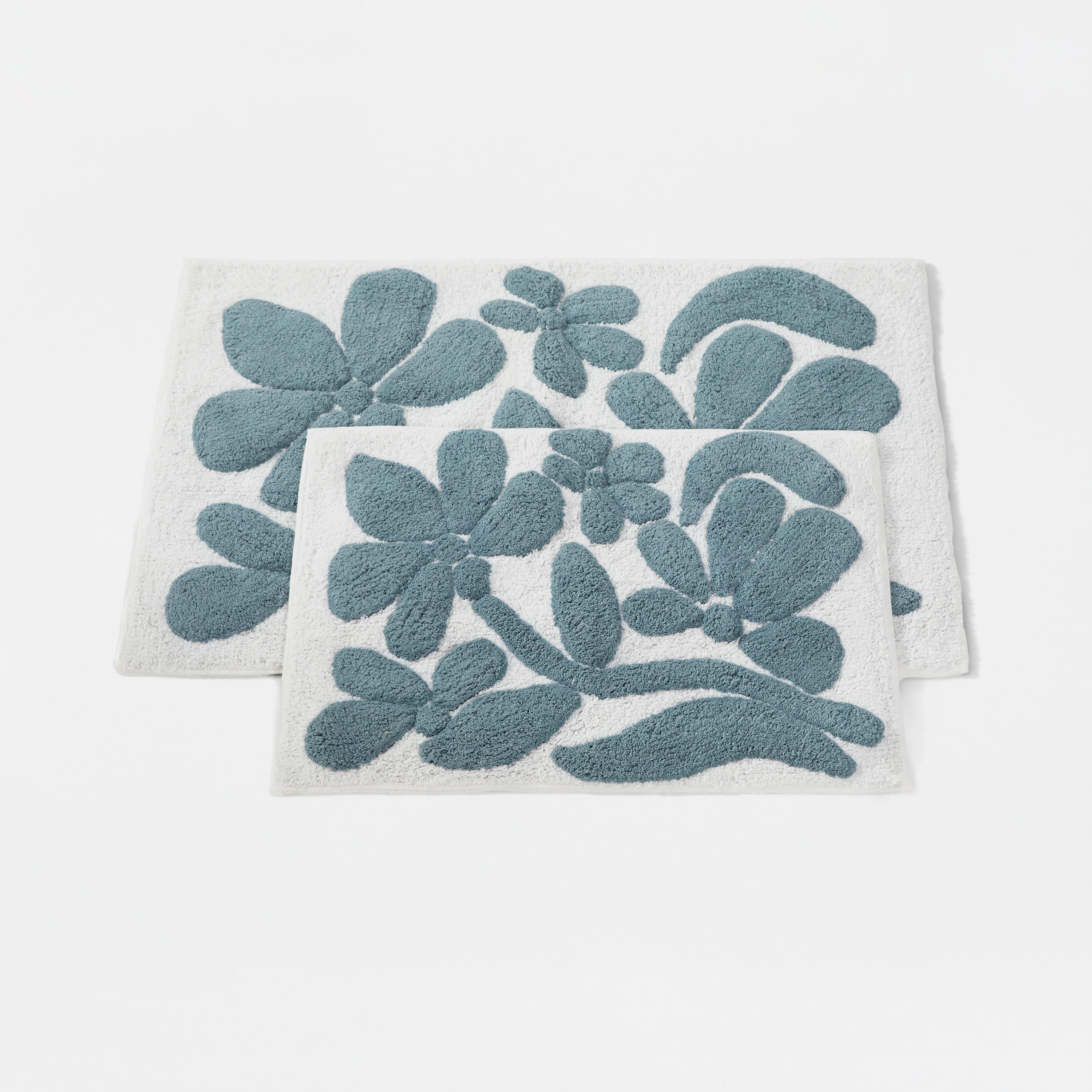 100% Cotton Floral Patterned Bath Mat - Image 6