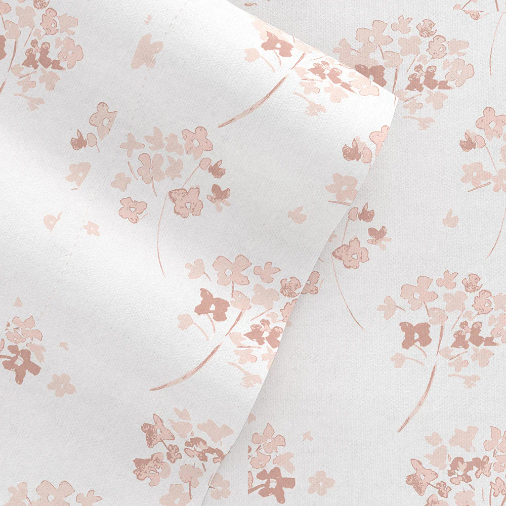 Flower Bunch 4-Piece Flannel Sheet Set - Image 4