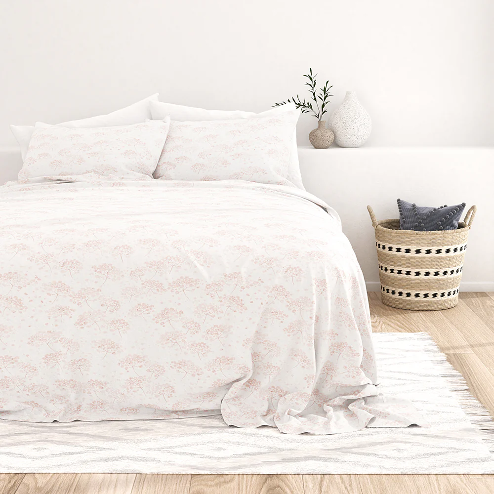 Flower Bunch 4-Piece Flannel Sheet Set - Image 6