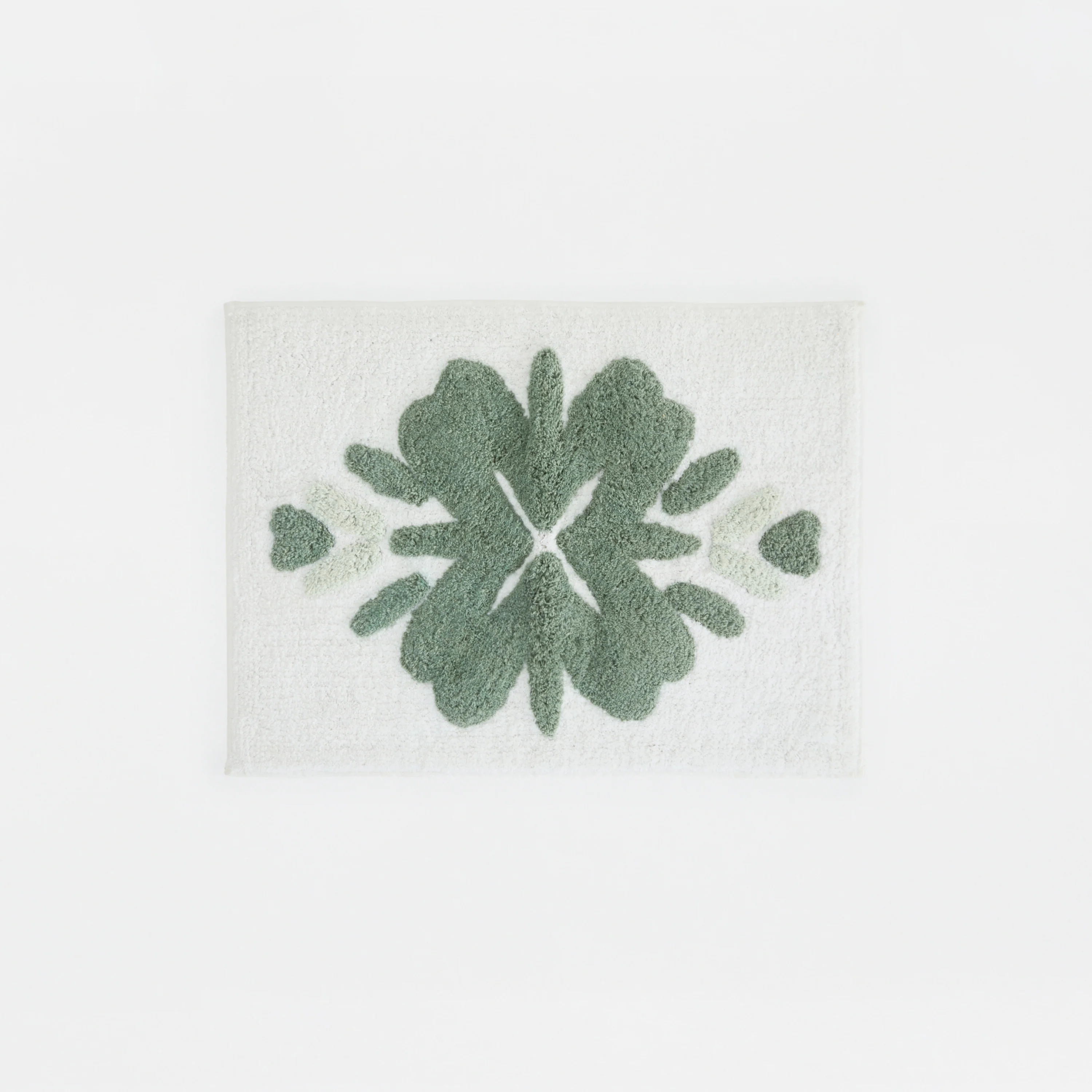 100% Cotton Flowers Patterned Bath Mat - Image 4