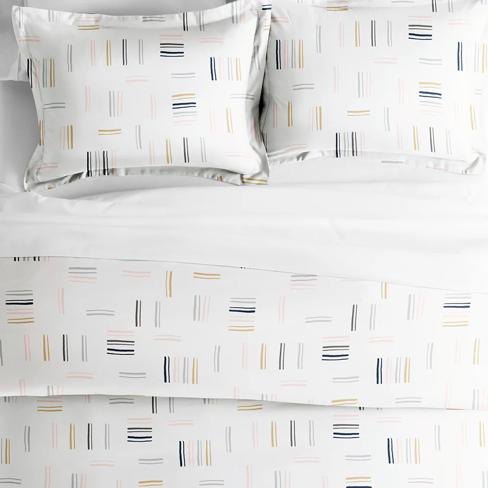 Geo Dash Pattern 3-Piece Duvet Cover Set - Image 6
