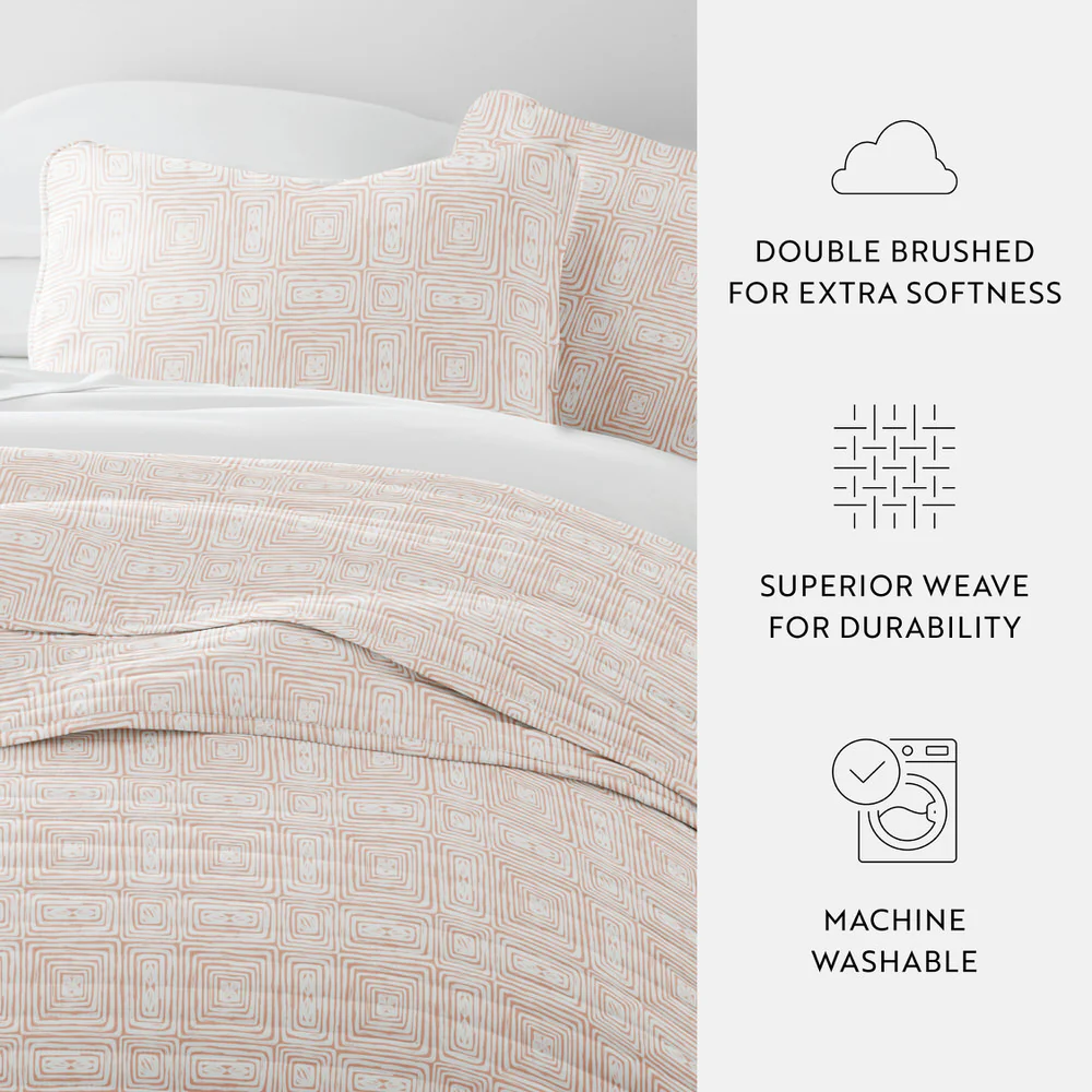 Geometric Maze Quilted Coverlet Set - Image 9