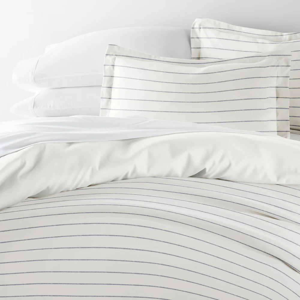 Harbor Stripe Reversible Pattern 3-Piece Duvet Cover Set - Image 9