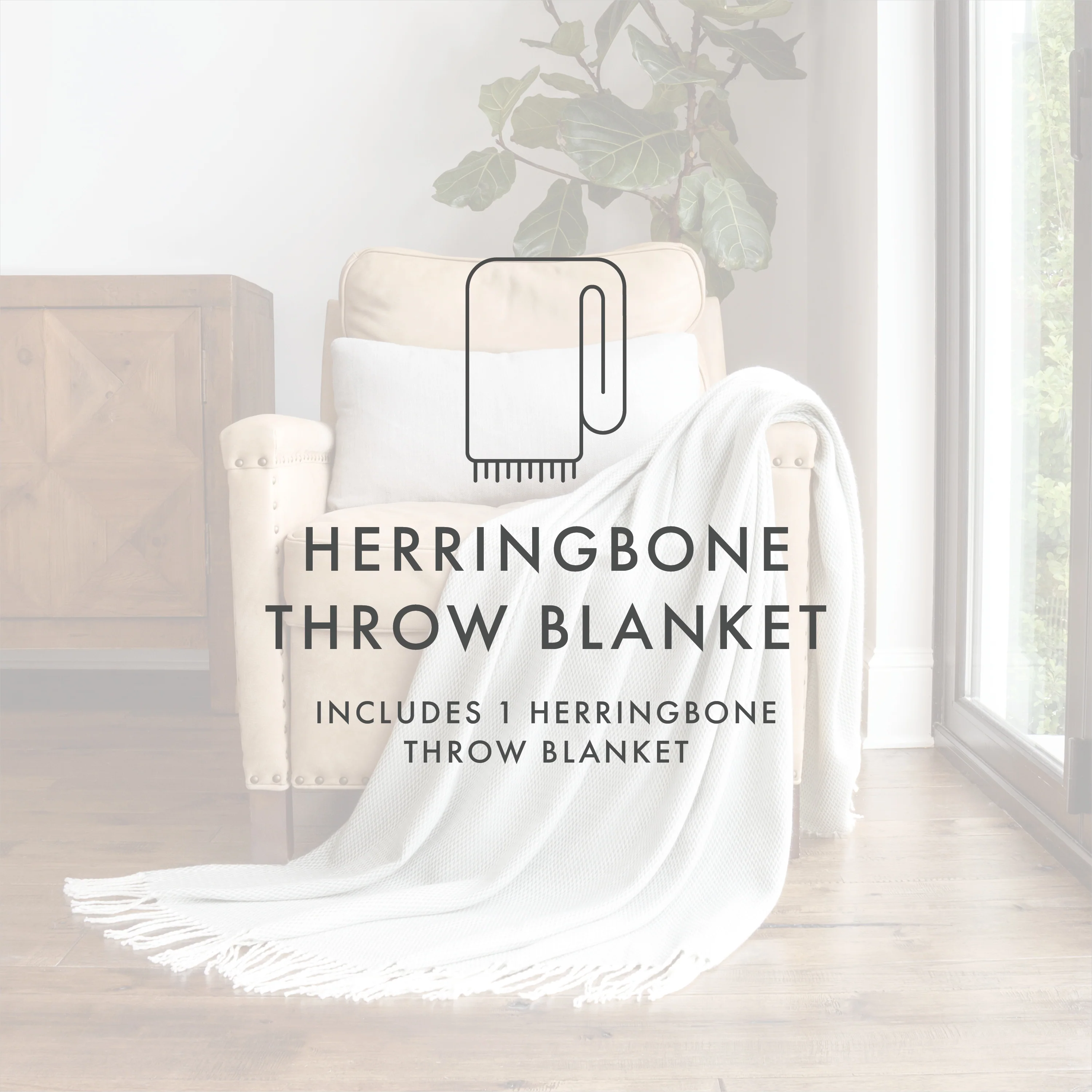 Herringbone Throw Blanket - Image 13