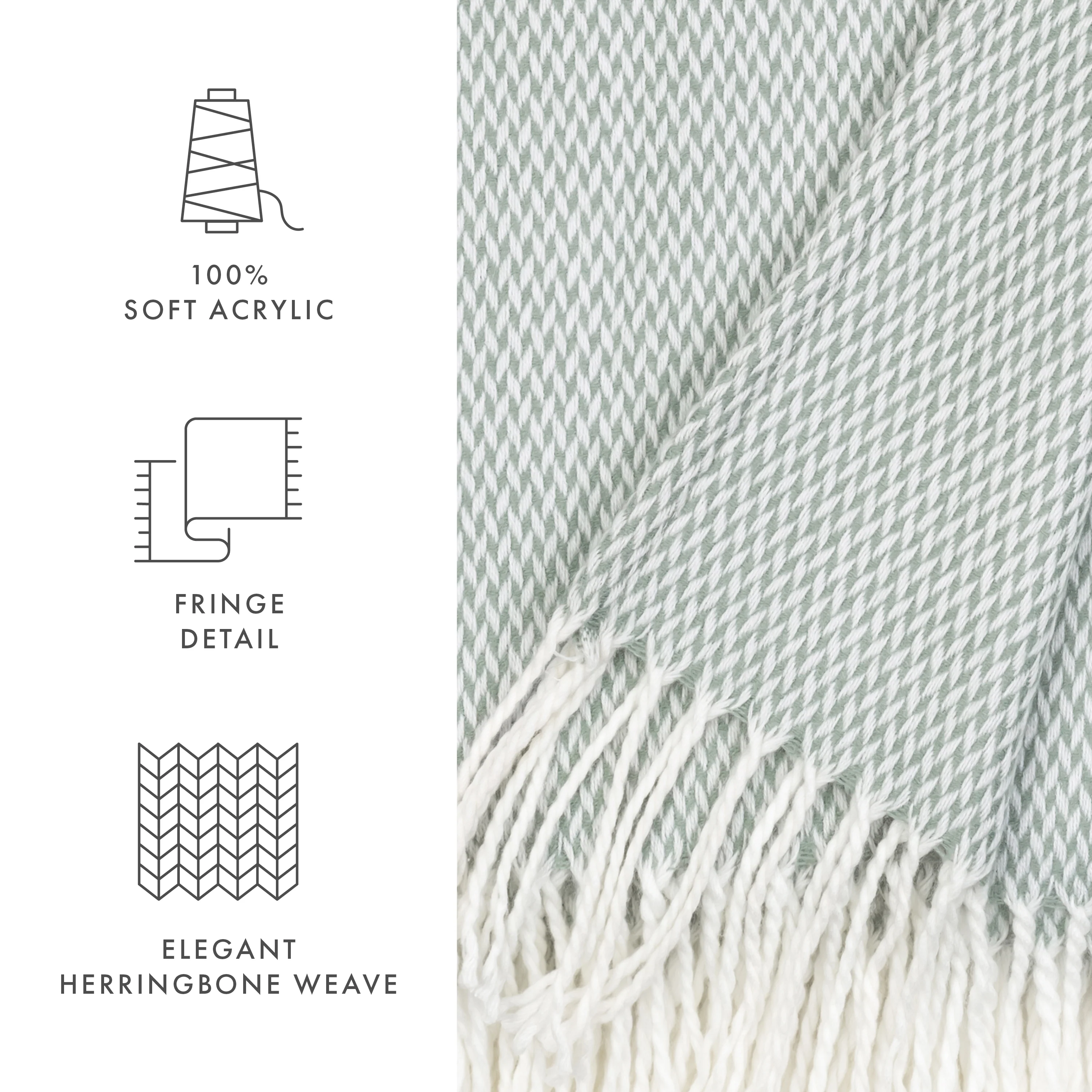 Herringbone Throw Blanket - Image 18