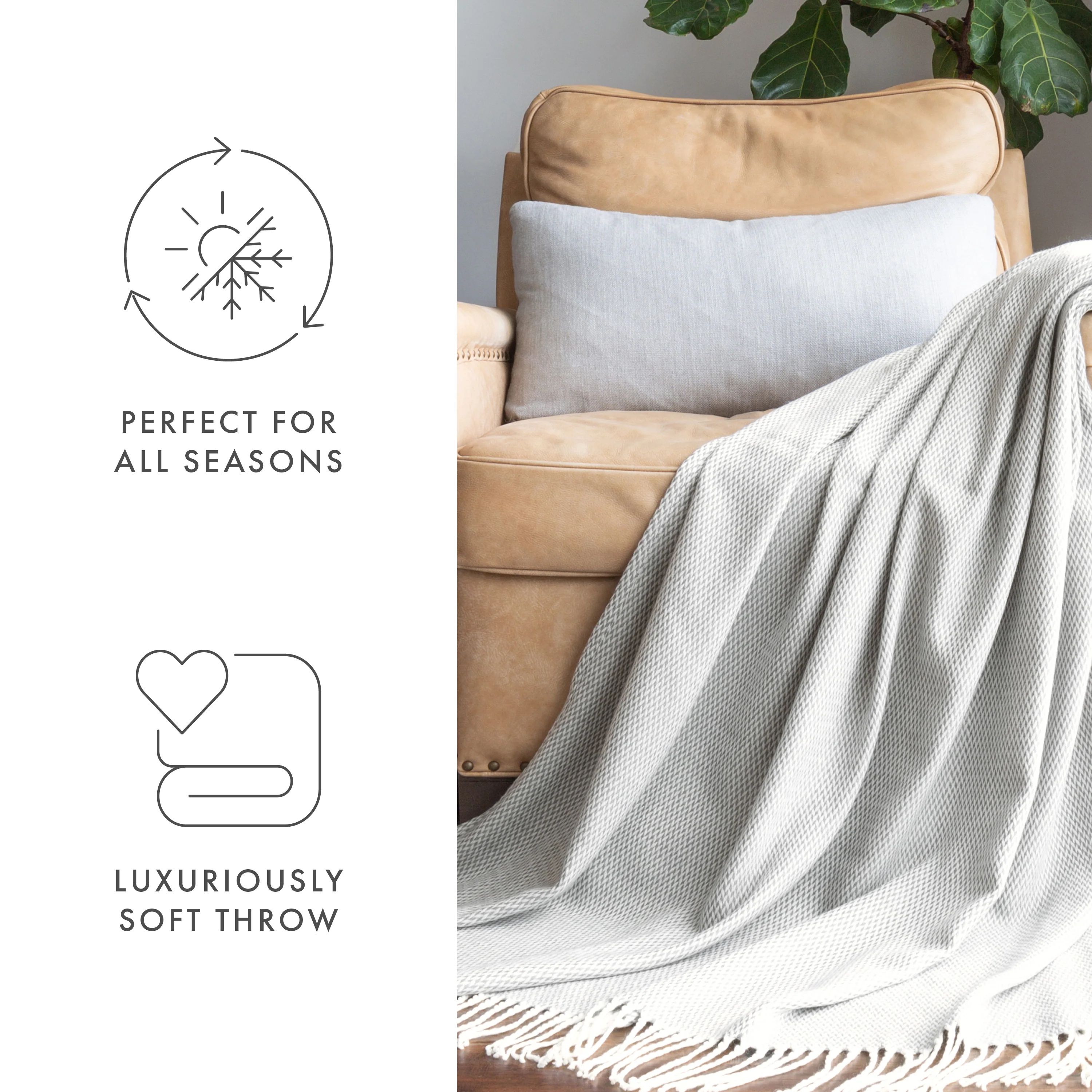 Herringbone Throw Blanket - Image 23