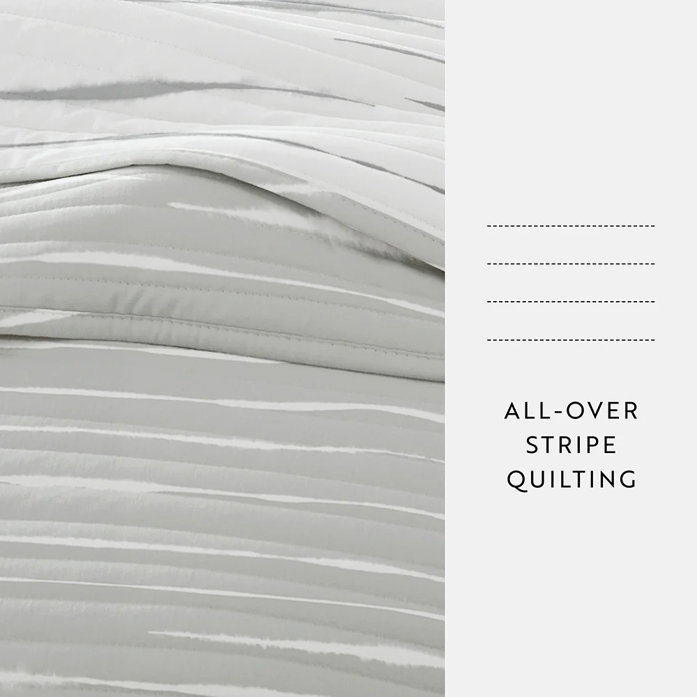 Horizon Lines Reversible Quilted Coverlet Set - Image 14