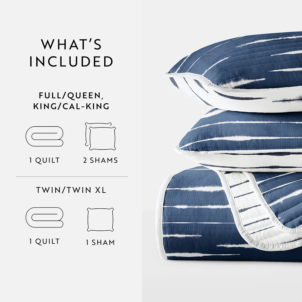 Horizon Lines Reversible Quilted Coverlet Set - Image 17