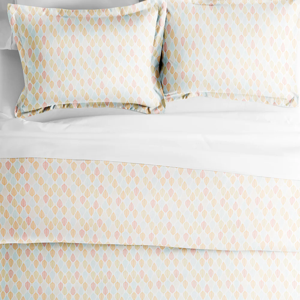 Leaf Pattern 3-Piece Duvet Cover Set - Image 3
