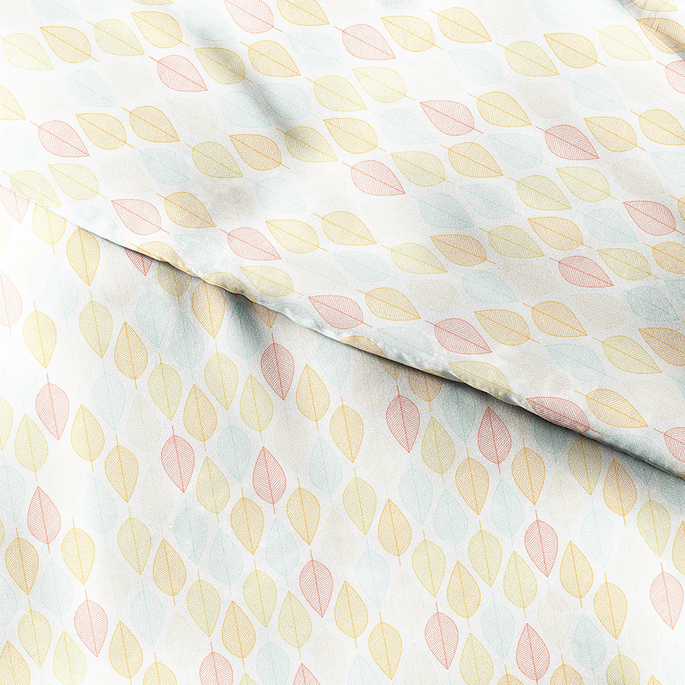 Leaf Pattern 3-Piece Duvet Cover Set - Image 7
