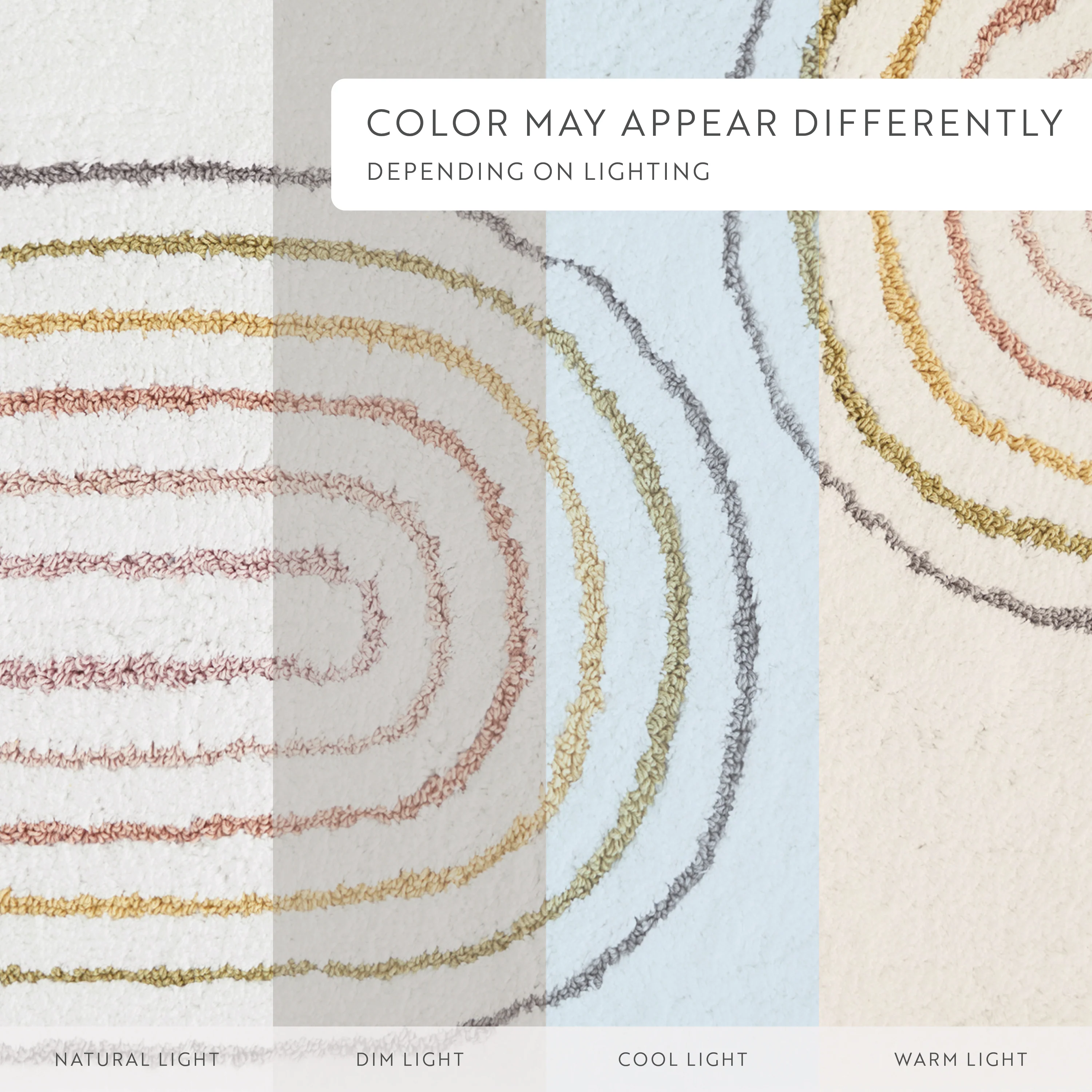 100% Cotton Linear Geo Patterned Bath Mat - Image 28