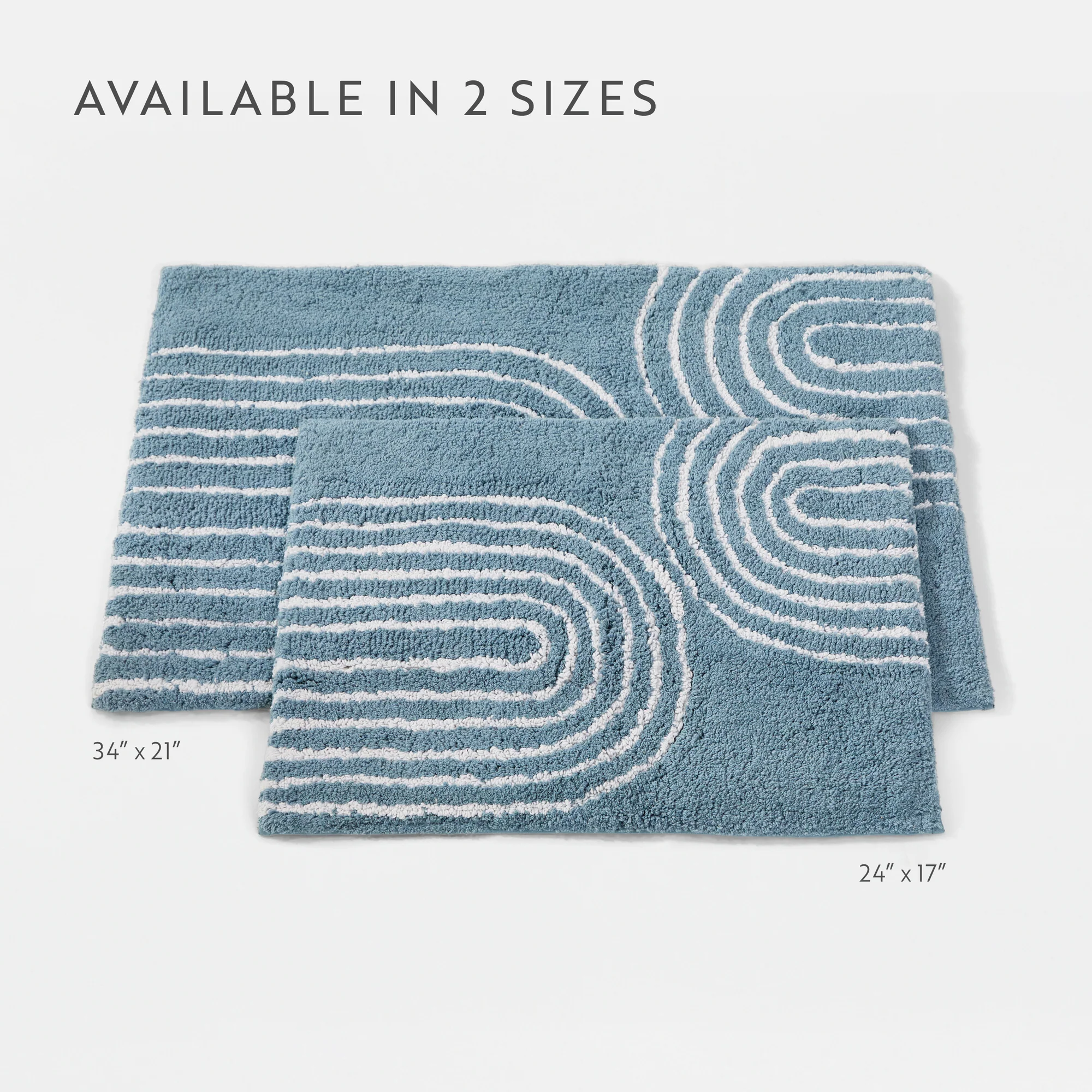 100% Cotton Linear Geo Patterned Bath Mat - Image 29