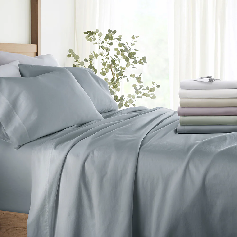 4-Piece 100% Cotton-Long Staple Sheet Set - Image 45