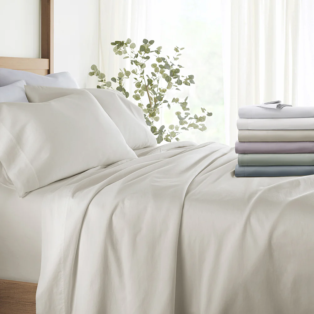 4-Piece 100% Cotton-Long Staple Sheet Set - Image 46